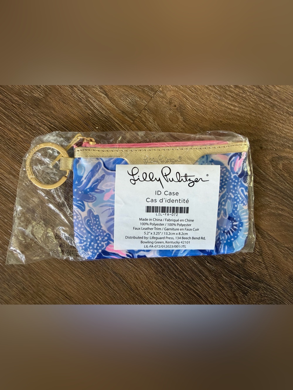 New Lilly Pulitzer ID Case with Keyring